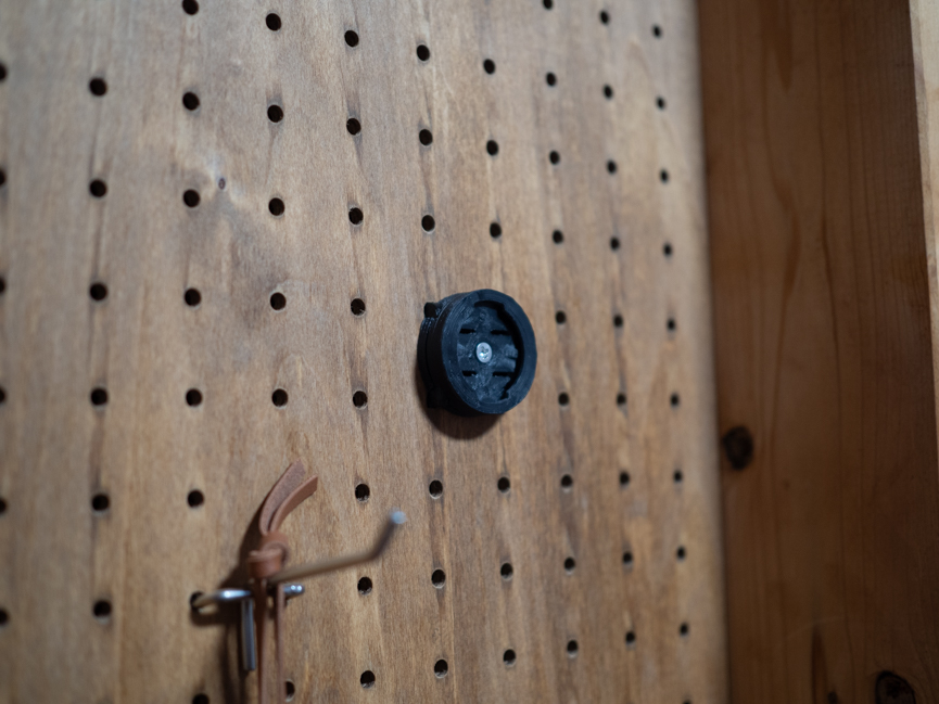 有孔ボード用ガーミンマウントアタッチメントをつくろう