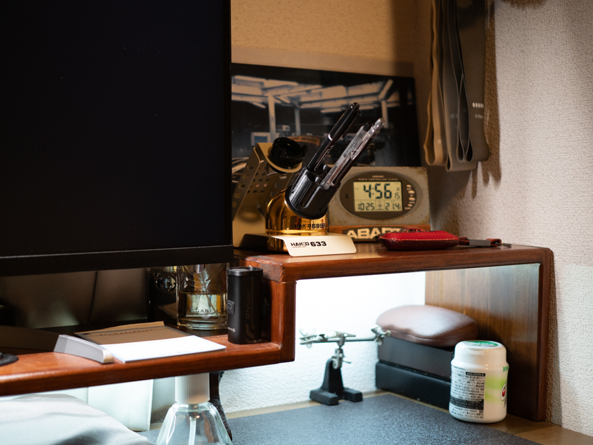 白光(HAKKO) こて先クリーナー クリーニングワイヤータイプ 599B-01用のリボルバーシリンダーペン立て