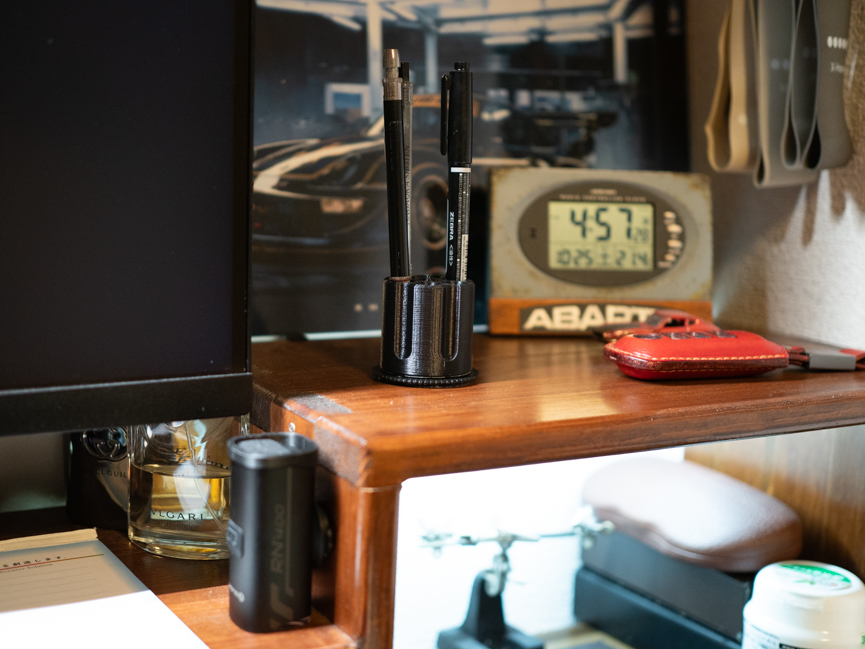 白光(HAKKO) こて先クリーナー クリーニングワイヤータイプ 599B-01用のリボルバーシリンダーペン立て