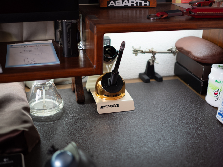 白光(HAKKO) こて先クリーナー クリーニングワイヤータイプ 599B-01用のキャップ一本ペン立て