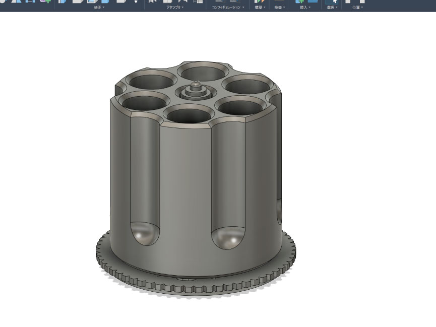 リボルバーペン立て